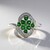Anello in argento con Tsavorite della Tanzania