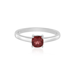Anello in argento con Granato Mozambico