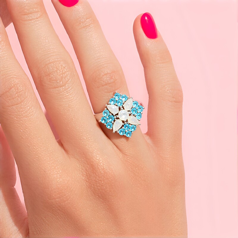 Welo Opal Silver Ring