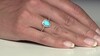 Zilveren ring met een Sleeping Beauty Turkoois (Faszination Türkis)