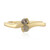Bague en or et Diamant chocolat I1