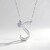 Collana in argento con Pietra di Luna Arcobaleno