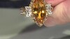 Zilveren ring met een citrien (Gems en Vogue)