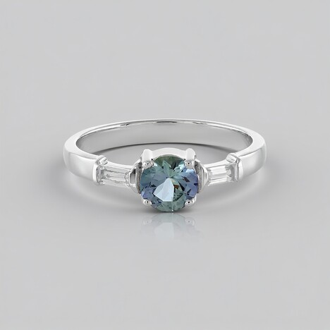 Anello in argento con Tanzanite (non riscaldata)
