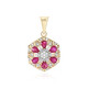 Pendentif en or et Rubis du Mozambique (D'vyere)