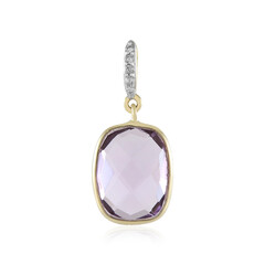 Pendentif en or et Améthyste Rose de France