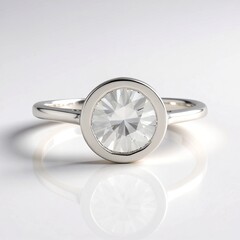 Anello in argento con Zircone (Adela Silber)
