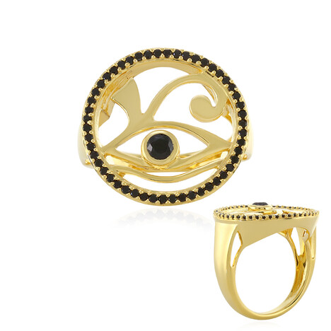 Anello in argento con Spinello Nero