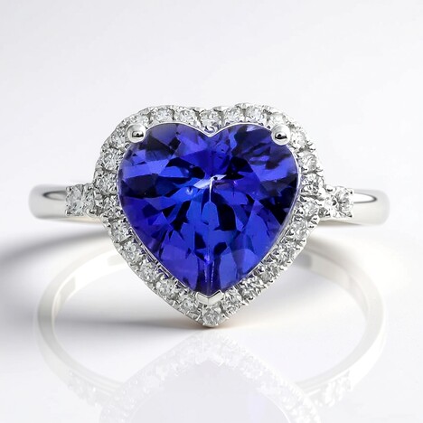Anello in oro con Tanzanite AAA (CIRARI)