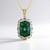 Collana in argento con Smeraldo Zambia (Gems en Vogue)