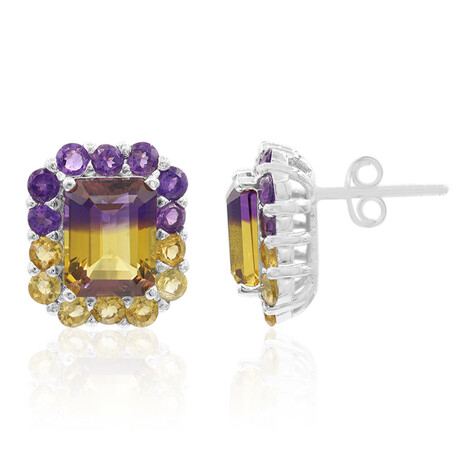 Orecchini in argento con Ametrina