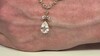 Collar en plata con Topacio blanco