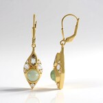 Orecchini in argento con Prehnite (KM by Juwelo)