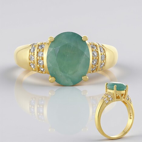 Anello in argento con Grandidierite