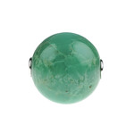 Ciondolo in argento con Crisoprasio (MONOSONO COLLECTION)