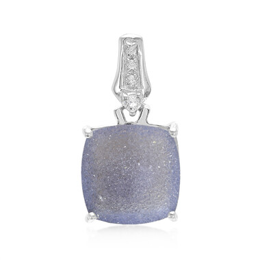 Ciondolo in argento con Agata Glitter
