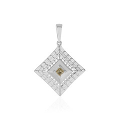 Ciondolo in oro con Diamante Champagne I2 (Ornaments by de Melo)
