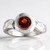 Anello in argento con Citrino Madeira (Pallanova)