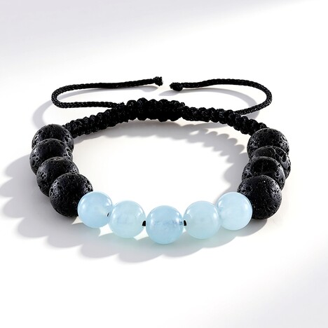 Bracciale con Lava Nera
