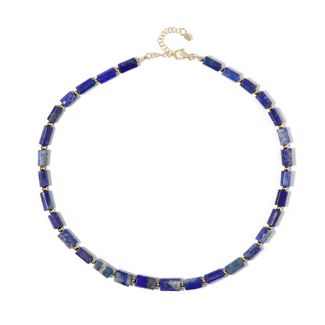 Lapislazuli-Silberhalskette