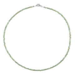Collana in argento con Apatite Verde
