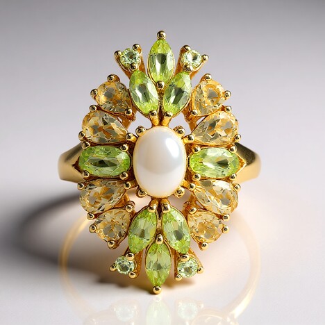 Anello in argento con Opale di Welo