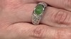 Zilveren ring met een keizerlijk chrysopraas