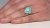 Zilveren ring met een Sleeping Beauty Turkoois (Faszination Türkis)