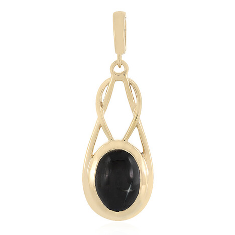 Indischer Stern-Diopsid-Silberanhänger