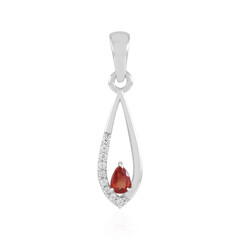 Tanzanian Ruby Silver Pendant (de Melo Essence)