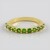 Anello in argento con Diopside Russo