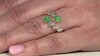 Anillo en oro con Esmeralda de Zambia AAA (CIRARI)