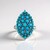 Anello in argento con Turchese Sleeping Beauty (Faszination Türkis)