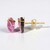 Orecchini in argento con Cobalto Calcite (Bali Barong)