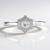 Anello in argento con Zaffiro Bianco