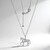 Collana in argento con Topazio Bianco