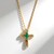 Collier en or et Emeraude de Zambie AAA