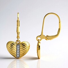 Orecchini in argento con Diamante SI1 (G) (Annette)