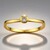 Anello in oro con Diamante Champagne d'Argyle SI2 (de Melo)
