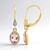 Orecchini in oro con MORGANITE MARROPINO