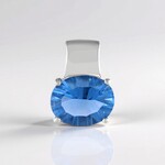 Ciondolo in argento con Fluorite Cangiante