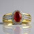Anello in oro con Rubellite Nigeriana (Mark Kaufman)