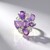 Bague en argent et Améthyste