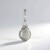 Ciondolo in argento con Labradorite rosa Maniry