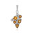 Citrine Silver Pendant