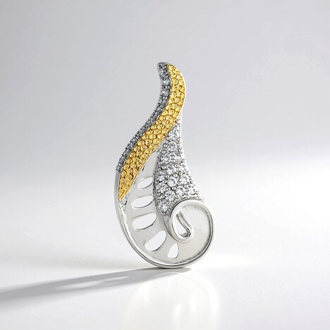 Ciondolo in argento con Zircone (MONOSONO COLLECTION)
