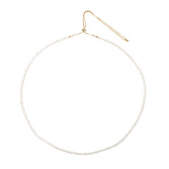 Collier en argent et Pierre de Lune arc-en-ciel
