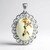 Ciondolo in argento con Magnesite