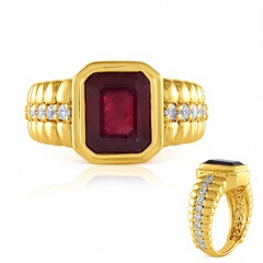 Madagascar Ruby Silver Ring (de Melo Essence)