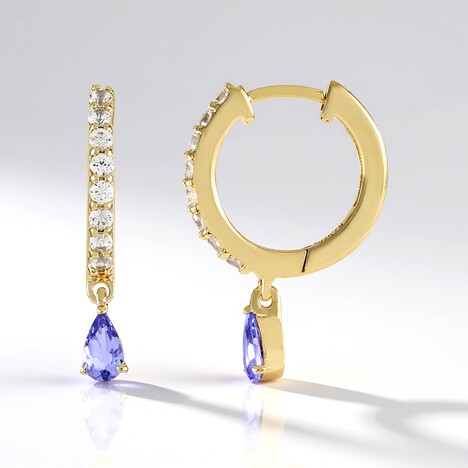 Orecchini in argento con Tanzanite